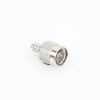 conector tnc macho de anillo plegable para cable rg 59/u, grupo d, níquel/ gold/ delrin.â€‹