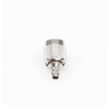 conector tnc macho de anillo plegable para cable rg 59/u, grupo d, níquel/ gold/ delrin.â€‹