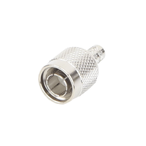 conector tnc macho de anillo plegable para cable rg 59/u, grupo d, níquel/ gold/ delrin.â€‹