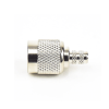 conector tnc macho, de anillo plegable para cable rg 11/u, níquel/ oro/ teflón.
