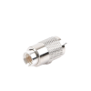 conector uhf macho (pl 259) para cables lp 400, rg 8/u, rg 8u sys, 8237, 8267, 8268, 9913, ctn 400, 7810, 8214, 7810a, rflash 1113, lmr 400, plata (concha níquel)/ plata/ d.a.p. (fibra sintética)