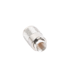 conector uhf macho (pl 259) para cables lp 400, rg 8/u, rg 8u sys, 8237, 8267, 8268, 9913, ctn 400, 7810, 8214, 7810a, rflash 1113, lmr 400, plata (concha níquel)/ plata/ d.a.p. (fibra sintética)