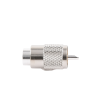 conector uhf macho (pl 259) para cables lp 400, rg 8/u, rg 8u sys, 8237, 8267, 8268, 9913, ctn 400, 7810, 8214, 7810a, rflash 1113, lmr 400, plata (concha níquel)/ plata/ d.a.p. (fibra sintética)
