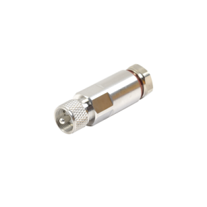 conector uhf macho (pl 259) para cable heliax de 1/2" ldf4 50a, lp 450a, tipo rosca, bronce blanco/ plata/ teflón.