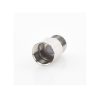 conector uhf hembra (so 239) en línea de rosca para rg 8/u, 9913, lmr 400, níquel/ plata/ teflón.