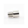 conector uhf hembra (so 239) en línea de rosca para rg 8/u, 9913, lmr 400, níquel/ plata/ teflón.