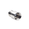 conector uhf hembra (so 239) en línea de rosca para rg 8/u, 9913, lmr 400, níquel/ plata/ teflón.
