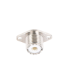 conector uhf hembra (so 239 2h) para chasis, doble perforación, conductor central soldable, níquel/ plata/ pbt.