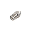 conector uhf hembra (so 239) de anillo plegable para cable rg 58/u, rg 142/u.