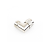 adaptador en Ángulo recto, de conector uhf macho (pl 259) a uhf hembra (so 239), níquel/ oro/ delrin.