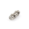 adaptador pasamuros de doble uhf hembra (so 239), montaje para panel con rosca estándar.