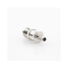 conector mini uhf hembra de anillo plegable en cables rg 58/u, rg 142/u, níquel/ plata/ delrin.