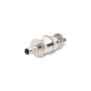 conector mini uhf hembra de anillo plegable en cables rg 58/u, rg 142/u, níquel/ plata/ delrin.