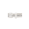 adaptador en línea, de conector mini uhf macho a bnc hembra, níquel/ oro/ teflón.
