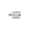adaptador en línea, de conector mini uhf hembra a n macho, níquel/ oro/ teflón.