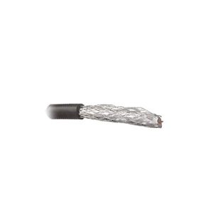 cable coaxial 75 ohm con blindaje de cinta de poliester aluminizado y 40% de malla de aluminio 95%, aislamiento de polietileno espumado.