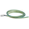 kit de jumper para conexión de gabinete o rack de telecomunicaciones a barra de tierra física, 6 awg, 1.52 m de largo