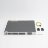 switch core administrable capa 3 con 8 puertos gigabit, 24 sfp y 8 sfp+ combo para fibra 10gb, gestión gratuita desde la nube.