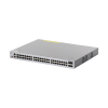 switch core administrable capa 3 con 48 puertos gigabit + 4 sfp+ para fibra 10gb, gestión gratuita desde la nube.