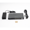router balanceador con función sd wan, poe+ hasta 54 watts, hasta 2 servicios de internet y hasta 100 clientes con desempeño de 600 mbps