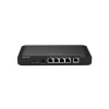 router balanceador administrable cloud con 3 puertos lan gigabit, 1 puerto wan gigabit y 1 puerto lan/wan gigabit configurable, hasta 100 clientes con desempeño de 600 mbps asimétricos
