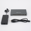 router balanceador con función sd wan, poe+ hasta 110 watts, hasta 4 servicios de internet y hasta 200 clientes con desempeño de 1 gbps