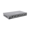 router balanceador con función sd wan, poe+ hasta 110 watts, hasta 4 servicios de internet y hasta 350 clientes con desempeño de 1.5 gbps