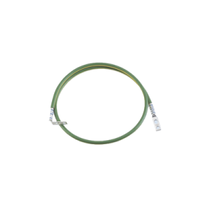 jumper para aterrizar equipos en racks o gabinetes, 6 awg, con terminal doblada a 90 grados, 0.60 m de largo