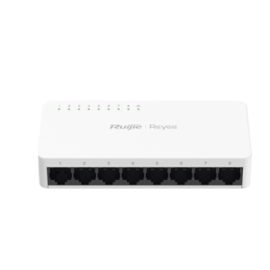 switch no administrable, visible en la topología de la nube, con 8 puertos gigabit 1g