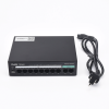 switch poe+ no administrable, hasta 110 watts, 8 puertos poe+ 10/100 y 2 uplinks gigabit 1g