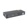 switch no administrable, visible en la topología en la nube, con 16 puertos gigabit