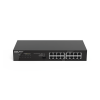 switch no administrable, visible en la topología en la nube, con 16 puertos gigabit