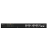 switch poe+ no administrable, hasta 120 watts, ideal para cctv, 16 puertos poe +10/100, 2 uplinks gigabit y 2 sfp combo