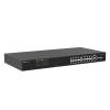switch poe+ no administrable, hasta 120 watts, ideal para cctv, 16 puertos poe +10/100, 2 uplinks gigabit y 2 sfp combo