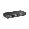 switch no administrable, con 24 puertos gigabit, visible en la topología