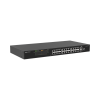 switch poe+ no administrable, hasta 370 watts ideal para cctv, 24 puertos 10/100 poe+, 2 uplinks gigabit (1 sfp combo)