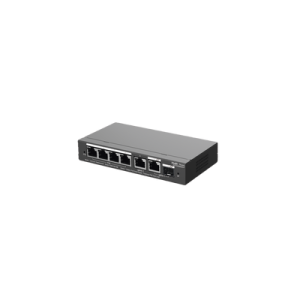 switch administrable con 4 puertos gigabit poe, 2 uplink gigabit y 1 uplink gigabit para fibra sfp en combo, gestión gratuita desde la nube
