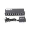 switch administrable con 8 puertos gigabit, gestión gratuita desde la nube
