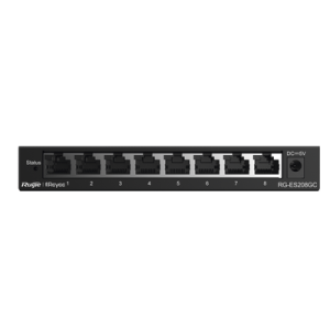 switch administrable con 8 puertos gigabit, gestión gratuita desde la nube