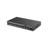 switch administrable con 8 puertos gigabit poe, 2 uplinks gigabit (1 sfp), gestión gratuita desde la nube
