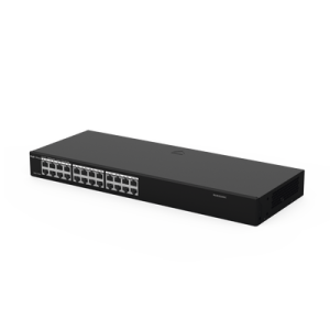 switch administrable 24 puertos gigabit, gestión gratuita desde la nube.