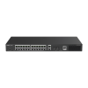switch smart poe con 24 puertos gigabit poe 802.3af/at + 2 sfp para fibra 1gb, gestión gratuita desde la nube, 370w