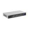 e lighten onu / switch poe+ hibrido, capa 2 con un puerto pon 1g sc/upc y 8 puertos ethernet poe+ 1g hasta 120 watts y 100 clientes