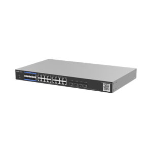 e lighten olt / switch hibrido, capa 3 con 8 puertos pon 1g, 16 puertos ethernet 1g y 4 puertos sfp+ 10g, perfecto para migrar a soluciones de fibra pon hasta 256 onus