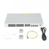 switch administrable capa 2+ plus, 24 puertos sfp con 8 puertos ethernet gigabit y 4 sfp+ gestión en la nube