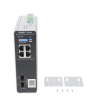 switch industrial poe hasta , ideal para temperaturas extremas y protección contra descargas, 1 x poe++ port, 3 x poe+ ports, and 2 x sfp uplink ports
