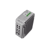 switch industrial poe, ideal para temperaturas extremas y protección contra descargas, 8 puertos gigabit poe 802.3af/at + 2 sfp para fibra 1gb, gestión gratuita desde la nube, 125w
