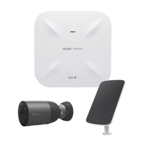 kit de cámaras wi fi con access point/ incluye 1 cámara de batería cs bc1c / 1 pane solar mod. cs cmt solarpanel c / 1 access point rg rap6260(g)