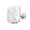 punto de acceso mesh wi fi 6 industrial para exterior omnidireccional 5.95gbps, mu mimo 4x4, 360°, filtros anti interferencia y auto optimización con ia, puerto eth 2.5g y sfp