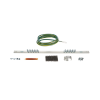 kit de puesta a tierra con jumper 6 awg rgrej696y y barra de conexiones de 20 orificios rgrb19u, para rack de 19in
